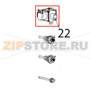 Inlet value Hurakan HKN-HVZ60 Inlet value Hurakan HKN-HVZ60Запчасть на деталировке под номером: 22
