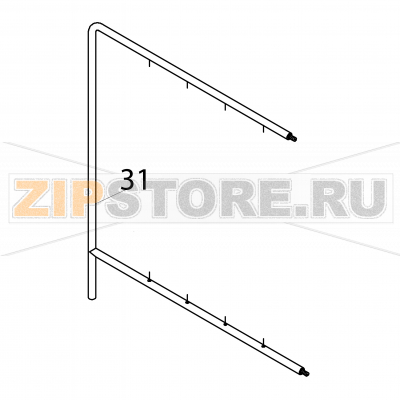 Arbol de aclarado Fagor FI-200 Arbol de aclarado Fagor FI-200Запчасть на деталировке под номером: 31Название запчасти Fagor на английском языке: Arbol de aclarado FI-200.