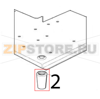 Piedino Scotsman B 40 Piedino Scotsman B 40Запчасть на деталировке под номером: 2