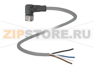 Кабель датчика-исполнительного устройства Female connector V1-W-15M-PUR Pepperl+Fuchs Описание оборудованияFemale cordset, M12, 4-pin, PUR cable