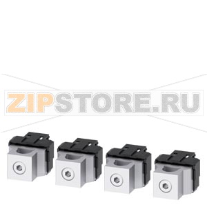 КЛЕММА ДЛЯ КРУГЛОГО ПРОВОДА 4 ШТ. ПРИНАДЛЕЖНОСТЬ ДЛЯ 3VA2 100/160/250 Siemens 3VA9104-0JB11 
