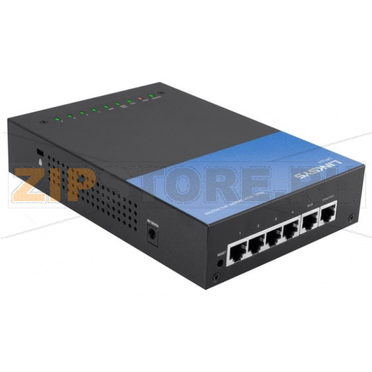 4 порта Ethernet 1 Гбит/с, Firewall, DHCP-сервер, размеры 130 x 40 x 191 мм, вес 0.722 кг 