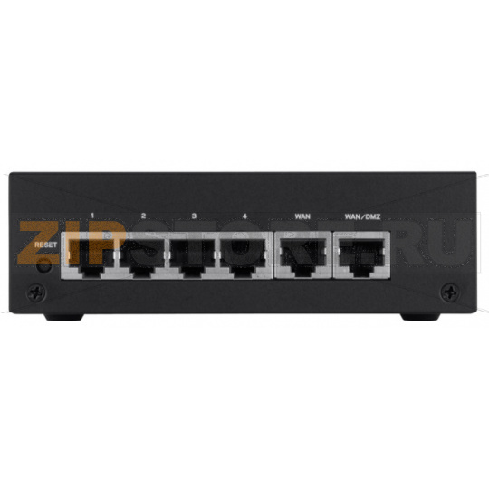 4 порта Ethernet 1 Гбит/с, Firewall, DHCP-сервер, размеры 130 x 40 x 191 мм, вес 0.722 кг 