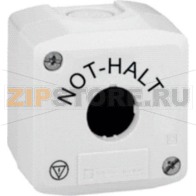 Корпус, 1 отверстие, жёлтый, светло-серый 1 шт. Schneider Electric XALK01 