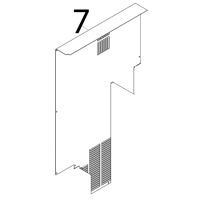 Rear panel Scotsman B 7040