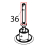 Inferior rinse pin Silanos E1000