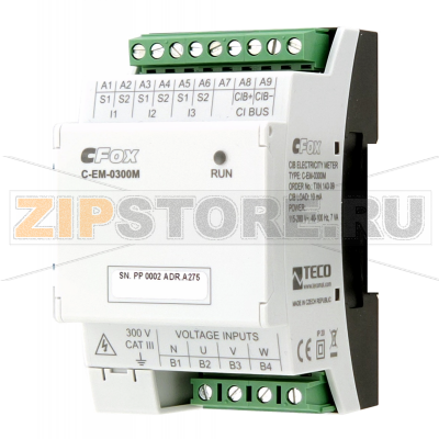 TECO C-EM-0300M, 3f electricity meter 