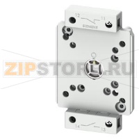 Auxiliary switch, 1NO+1NC 20-150ms leading, for four-hole front mounting, for floor mounting and encapsulated switches, for 16 - 125A, Аксессуар для main and emergency off switch 3LD2 and for repair and maintenance switch 3LD2 with EMC plate Siemens 3LD92