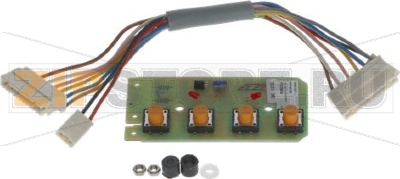 SCHEDA ELETTRONICA 4 TASTI 82x40 mm 