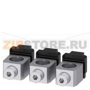 КЛЕММА ДЛЯ КРУГЛОГО ПРОВОДА 3 ШТ. ПРИНАДЛЕЖНОСТЬ ДЛЯ: 3VA2 400/630 Siemens 3VA9383-0JB13 