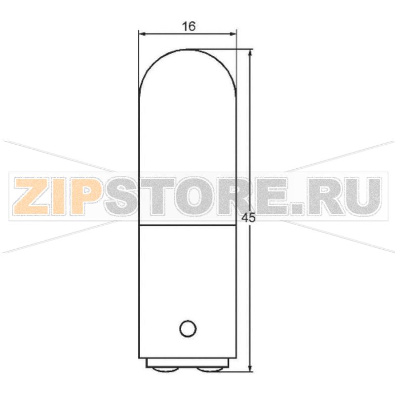 Лампа трубчатая 220-260 В, 10-15 Вт, 0.057 A, цоколь: BA15d, прозрачная, 1 шт Barthelme 00122615 