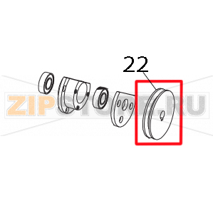 Rounder motive roller pulley Sigma SPZ 120 Rounder motive roller pulley Sigma SPZ 120Запчасть на деталировке под номером: 22