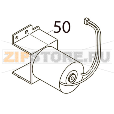 Rewinder motor Toshiba TEC B-SX4T-GS20-QM-R Rewinder motor Toshiba TEC B-SX4T-GS20-QM-RЗапчасть на деталировке под номером: 50