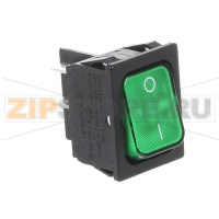 TWO POLE 16A DPST ROCKER SWITCH 0/1