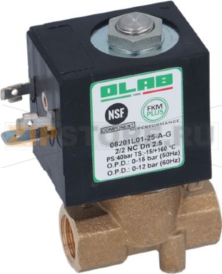 SOLENOID VALVE OLAB 2-WAY ø 1/4F 230V 