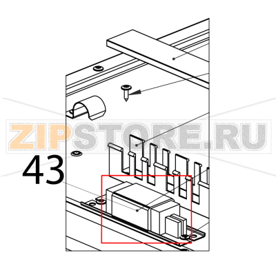 Дроссель 1И40А72-011, 36/40 Вт Polair DM110Sd-S Дроссель 1И40А72-011, 36/40 Вт Polair DM110Sd-SЗапчасть на деталировке под номером: 43