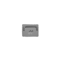 Ручка корпусная 98.43x30.5 мм, цвет: хром, 1 шт Hammond 1427N