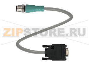 Кабель датчика-исполнительного устройства Connection cable V1S-G-0,15M-PUR-ABG-SUBD Pepperl+Fuchs Описание оборудованияAdapter M12 on Sub-D for PC connection with null modem cable