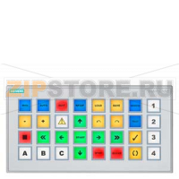 SIMATIC HMI KP32F PN, КНОПОЧНАЯ ПАНЕЛЬ KP32F PN, 32 КЛАВИШИ С КОРОТКИМ ХОДОМ И МНОГОЦВЕТНОЙ СВЕТОДИОДНОЙ ПОДСВЕТКОЙ, ИНТЕРФЕЙС PROFINET С ПОДДЕРЖКОЙ ПРОФИЛЯ PROFISAFE, 32 DI/DO И 4 SAFETY DI КОНТАКТА, =24 В ПИТАНИЯ С ПРОХОДНЫМИ КЛЕММАМИ НАСТРОЙКА В STEP7