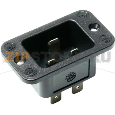 Розетка IEC, C20, 16 А, черная, 1 шт Kaiser 767/63/sw/C 