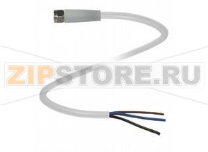 Кабель датчика-исполнительного устройства Female connector V3-GMV4A-2M-PP-W1 Pepperl+Fuchs Описание оборудованияSingle-ended female cordset, M8, V4A stainless steel, wash-down design, 3-pin, PP cable