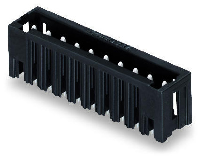 MCS MINI Вилка под пайку THR; 1.0 x 1.0 mm solder pin; прямые; 100% защита от неправильного подсоединения; Шаг контактов 3,81 мм; 3-пол.; черные Wago 734-233/105-604 Вилки для пайки оплавлением припоя для поверхностного монтажаДоступны в ленте на бобине для автоматической сборкиОптимальная теплопроницаемость благодаря дизайну корпуса контакта обеспечивает более низкие температуры пайки100% защита от неправильного подсоединенияВозможны варианты кодировки...