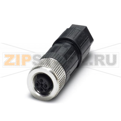 Разъем Phoenix Contact SACC-M12FS-5PL M 5-полюсн., Прямая гнездовая часть разъема M12, А-кодирование, Пружинные зажимы, Материал накатанной гайки: Цинк. литья под давлением, с никелевым покрытием, Наружный диаметр кабеля 4 мм . 8 мм.Минимальный заказ: 1 шт.Упаковка: 1 шт.