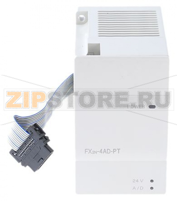 Модуль аналогового ввода/вывода Mitsubishi Electric FX2N-4AD-PT 