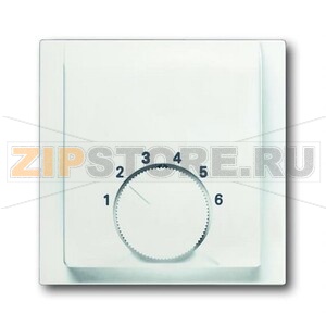 Накладка для терморегулятора, белый бархат ABB 2CKA001710A3922 