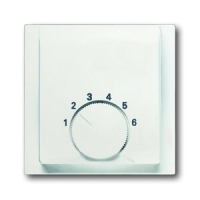 Накладка для терморегулятора, белый бархат ABB 2CKA001710A3922