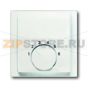 Накладка для терморегулятора, белый бархат ABB 2CKA001710A3922 