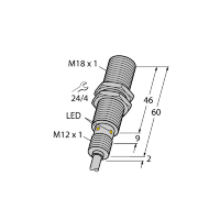 Датчик индуктивный Turck BI8U-EM18MWD-VN6X 7M