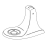 Pedestal & Foot White KitchenAid K45