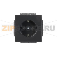 Розетка 16 А, 230 В, антрацитовая ABB 2TKA00000434