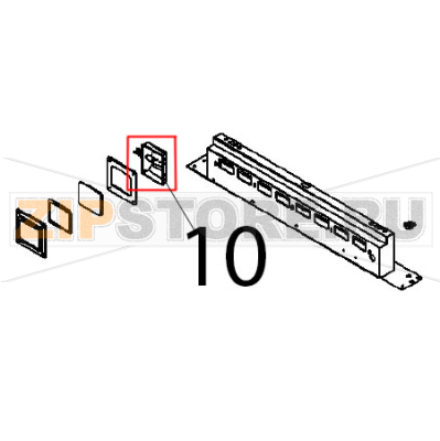 Lamp, complete Angelo Po FX101E1 Lamp, complete Angelo Po FX101E1Запчасть на деталировке под номером: 10