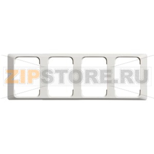 Рамка четырехместная, белая ABB 2TKA000825G1 