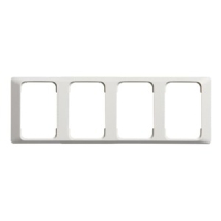 Рамка четырехместная, белая ABB 2TKA000825G1