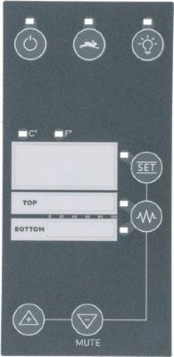 ЭЛЕКТРОННАЯ ПАНЕЛЬ НАКЛЕИВАЕМАЯ 140X68 ММ 