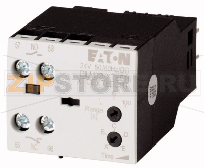 Таймер для DILM, 24 В AC/DC, 0.1-100 c, с задержкой Eaton DILM32-XTEE11(RA24) 