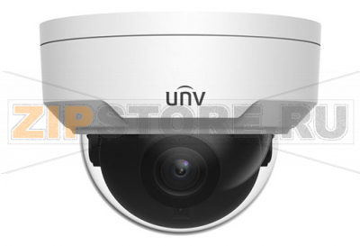 Uniview IPC322SB-DF28K-I0 Видеокамера IP Купольная антивандальная: фикс. объектив 2,8мм, 2MP, Smart IR 30m, Mic, WDR 120dB, Ultra 265/H.264/MJPEG, Smart функции, LightHunter, Alarm: 1 in/1 out, Audio: 1 in/1 out, MicroSD, PoE, IP67, IK10 