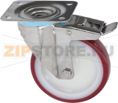 ДИСКОВОЕ ПОВОРОТНОЕ КОЛЕСО С ТОРМОЗОМ 