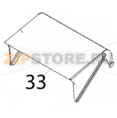 Front cover Rollmatic CP 42 Front cover Rollmatic CP 42Запчасть на деталировке под номером: 33