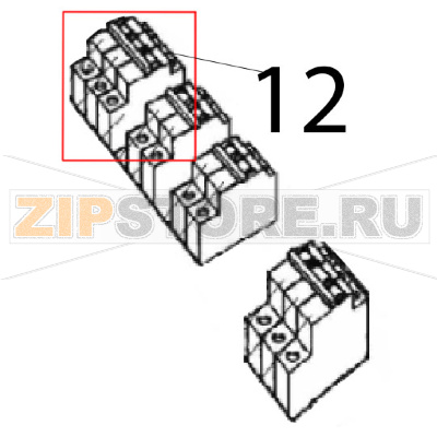 Switch Angelo Po C165D Switch Angelo Po C165DЗапчасть на деталировке под номером: 12