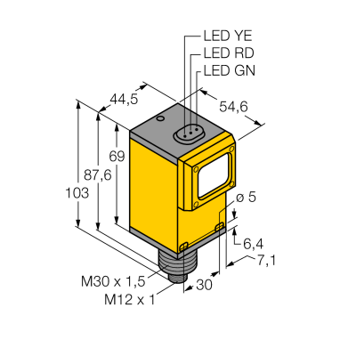 Датчик фотоэлектрический Turck Q45BB6LVQ5 