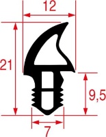 GUARNIZIONE PORTA FORNO 2000 mm