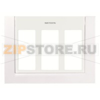 Панель лицевая для бокса рабочего места, открытого/скрытого монтажа, альпийский белый ABB 2CLA117300T1101