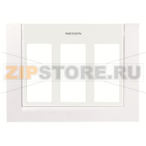 Панель лицевая для бокса рабочего места, открытого/скрытого монтажа, альпийский белый ABB 2CLA117300T1101 