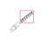 SS spring for lock door G0053 Saeco Talea Giro