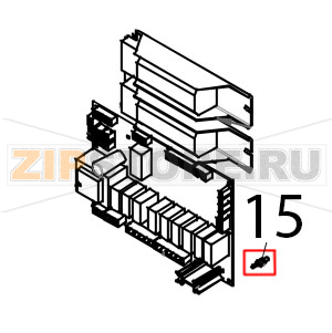 Distanziatore in plastica Tecnoeka KF 1010 EV UD Distanziatore in plastica Tecnoeka KF 1010 EV UDЗапчасть на деталировке под номером: 15