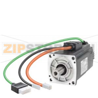 SIMOTICS S-1FL6 SUPPLY VOLTAGE 230V 3AC PN=0,75KW,NN=3000RPM M0=2,39NM,MN=2,39NM SHAFT HEIGHT 40MM ENCODER INCREMENTAL TTL 2500PPR PLAIN SHAFT, TOLERANCE N WITH HOLDING BRAKE PROTECTION CLASS IP65 WITH OIL SEAL MATCHING DRIVE SINAMICS V90 Siemens 1FL6042-